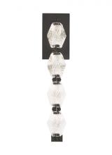  700WSCLR15BZ-LED927 - Sean Lavin Collier 1-light dimmable LED wall sconce with dark bronze finish and crystal shade