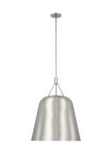  SLPD26927N - Sean Lavin Sospeso 1-light dimmable LED tapered extra large pendant with polished nickel finish