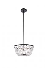  1114D13BK - Gianna 13 Inch Pendant in Black