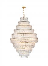  1780D36SG - Emilia 36 inch Chandelier in Satin Gold