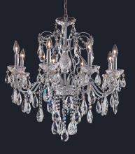  2016D26C/RC - St. Francis 8 Light Chrome Chandelier Clear Royal Cut Crystal