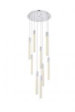  2067D24C - Weston 9 Lights Pendant in Chrome