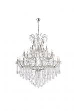  2800G60C/RC - Maria Theresa 49 Light Chrome Chandelier Clear Royal Cut Crystal