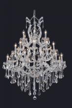  2801D38C/RC - Maria Theresa 28 Light Chrome Chandelier Clear Royal Cut Crystal