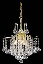  LD8200D17G - Amelia Collection Pendant D17in H20in Lt:6 Gold Finish