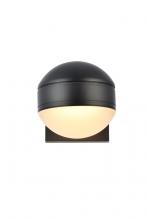  LDOD4011BK - Raine Integrated LED Wall Sconce in Black