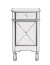 Elegant MF6-1006S - Vanity Table 42 In.x18 In.x31 In. in Silver Paint