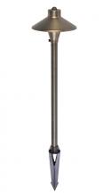  P801 - Path Light D7 H24 Antique Brass Includes Stake G4 Halogen 20w(Light Source Not Included)