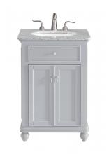  VF12324GR - 24 In. Single Bathroom Vanity Set in Light Grey