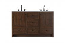  VF2854DEX - 54 inch Double Bathroom Vanity In Expresso