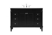  VF31848BK - 48 Inch Single Bathroom Vanity in Black