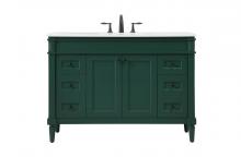  VF31848GN - 48 Inch Single Bathroom Vanity in Green