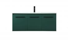 Elegant VF44548MGN - 48 inch Single bathroom vanity in green