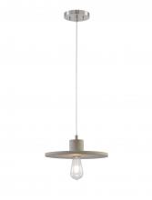  P1883-084C - 1-LT PENDANT IN METAL W/CEMENT