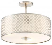  P1267-084 - 3 LIGHT SEMI FLUSH MOUNT