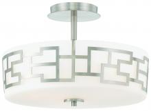 Minka George Kovacs P198-084-PL - 3 LIGHT SEMI FLUSH MOUNT