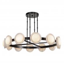  CH320050UBAR - Alonso 50-in Urban Bronze/Alabaster LED Chandeliers