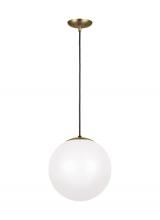  6024-848 - Leo - Hanging Globe Extra Large One Light Pendant