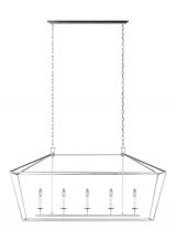  6692605EN-962 - Dianna Five Light Medium Linear Chandelier