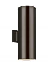  8313902-10 - Outdoor Cylinders Large Two Light Outdoor Wall Lantern