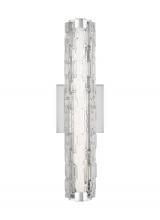  WB1876CH-L1 - Cutler 18" Staggered Glass LED Sconce