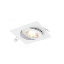  FGM4SQ-CC-V-WH - Multi CCT Flat Square LED Recessed Gimbal - universal 120V-347V, 0-10V dimming