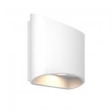  LEDWALL-H-WH - 6 Inch Oval Up/Down LED Wall Sconce