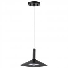  62/2071 - Corrine; 10 Inch LED Pendant; Matte Black; 3K/4K/5K CCT Selectable