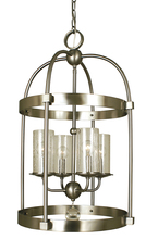  1104 BB - 4-Light Brushed Bronze Compass Dining Chandelier