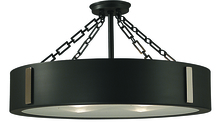  2412 RB/EB - 4-Light Roman Bronze/Ebony Oracle Flush / Semi-Flush Mount