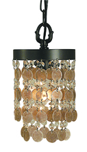  2480 FB - 1-Light French Brass Naomi Pendant