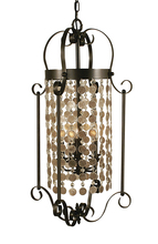  2925 BN - 5-Light Brushed Nickel Naomi Foyer Chandelier