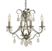  2994 MBLACK - 4-Light Matte Black Liebestraum Mini Chandelier