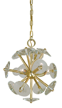  4814 SP - 4-Light Satin Pewter Apogee  Mini Chandelier