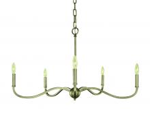  5643 SP - 5-Light Satin Pewter Heidelberg Dining Chandelier