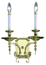  7662 PS - 2-Light Polished Silver Kensington Sconce