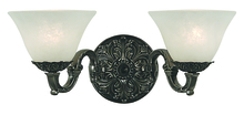  7882 FB/CM - 2-Light French Brass Napoleonic Sconce