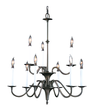  9229 MB - 9-Light Mahogany Bronze Jamestown Dining Chandelier