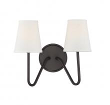  M90055ORB - 2-Light Wall Sconce in Oil Rubbed Bronze