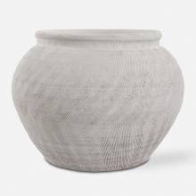  18103 - Floreana Round White Vase