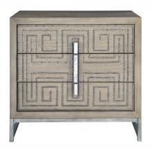  25369 - Devya Gray Oak Accent Chest