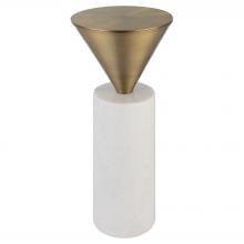  25250 - Top Hat Brass Drink Table