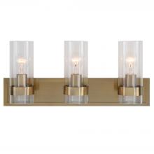  22870 - Cardiff Antique Brass 3 Light Vanity