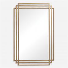  09688 - Amherst Brushed Gold Mirror