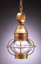  2512-DAB-MED-CLR - Caged Onion Hanging Dark Antique Brass Medium Base Socket Clear Glass