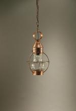  2722-DB-MED-CLR - Caged Pear Hanging Dark Brass Medium Base Socket Clear Glass