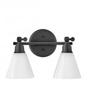  51182BK - Small Adjustable Two Light Vanity