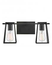  5162BK - Small Two Light Vanity