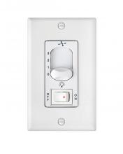  980009FWH - Wall Control 3 Speed On/Off Switch