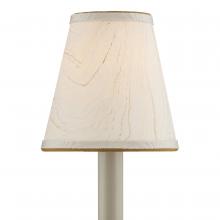 0900-0015 - Marble Cream Paper Tapered Chandelier Shade